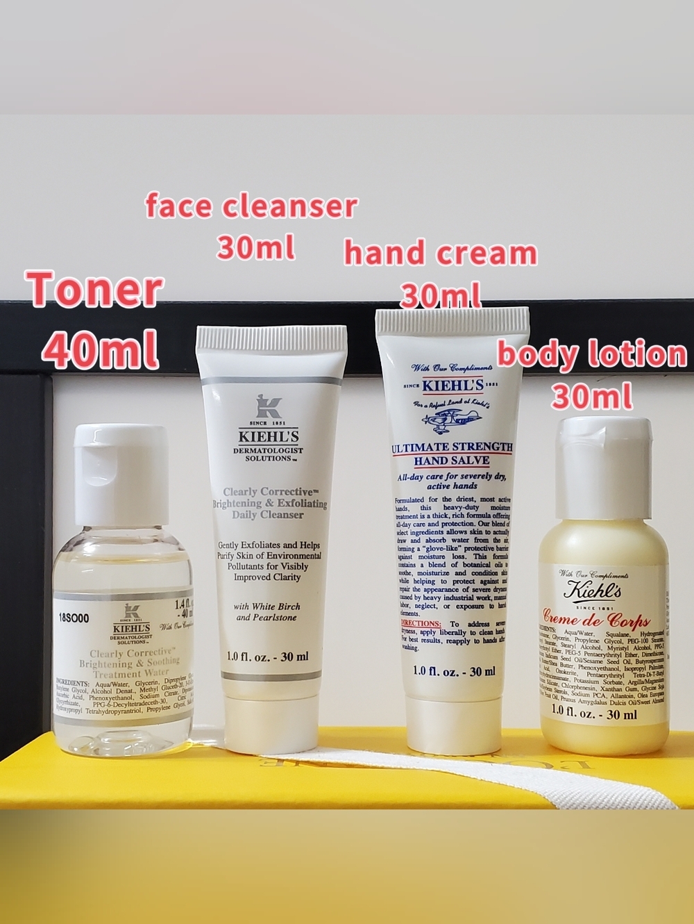 Kiehl's Skincare Set Travel Size